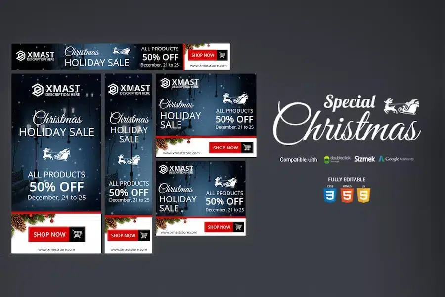 Special Christmas HTML5 Banner