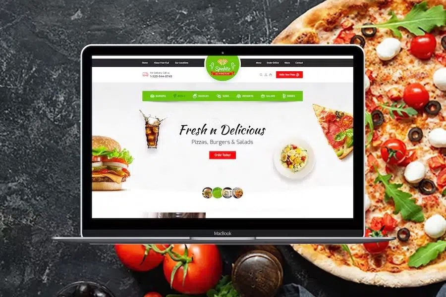 Spedito – Ordering Fast Food HTML Template