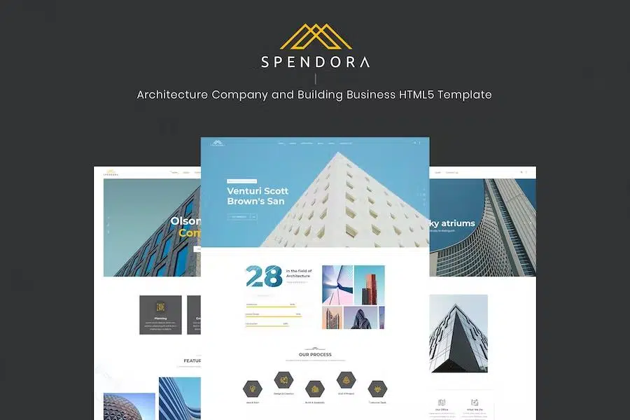 Spendora – Architecture and Building Business HTML Template