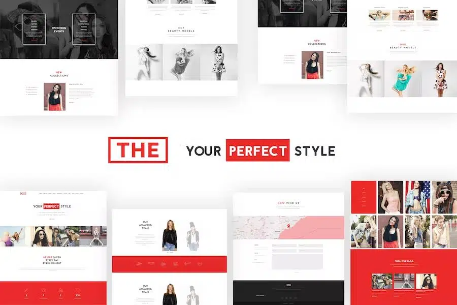 The Fashion – Model Agency One Page Beauty Theme