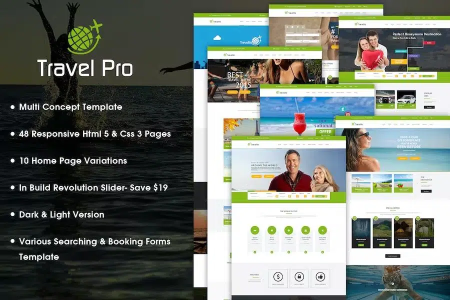 Travel & Tour Booking HTML Template