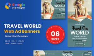 Travel World Banners HTML5 – GWD
