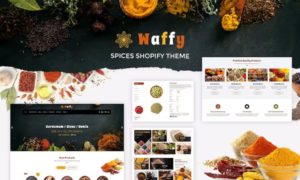 Waffy – Spices, Dry Fruits and Nuts Organic shop Shopify Theme