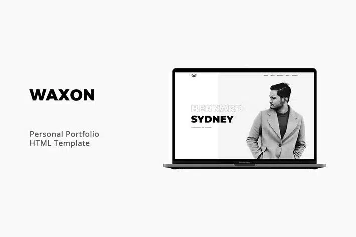 Waxon – Personal Portfolio HTML Template