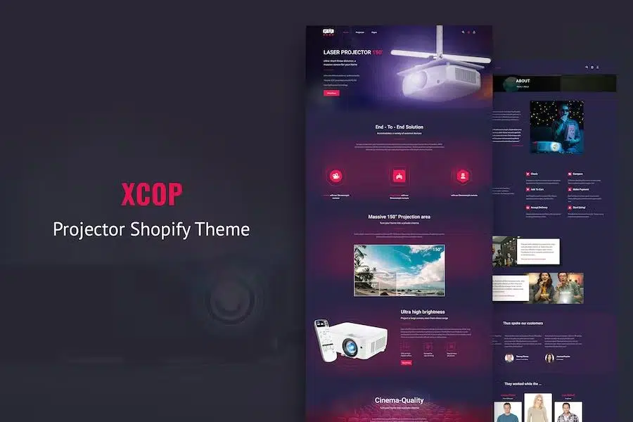 Xcop – Landing Page Shopify Theme