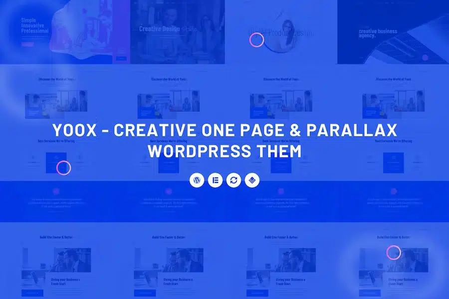 Yoox -Creative One Page & Parallax WordPress Theme