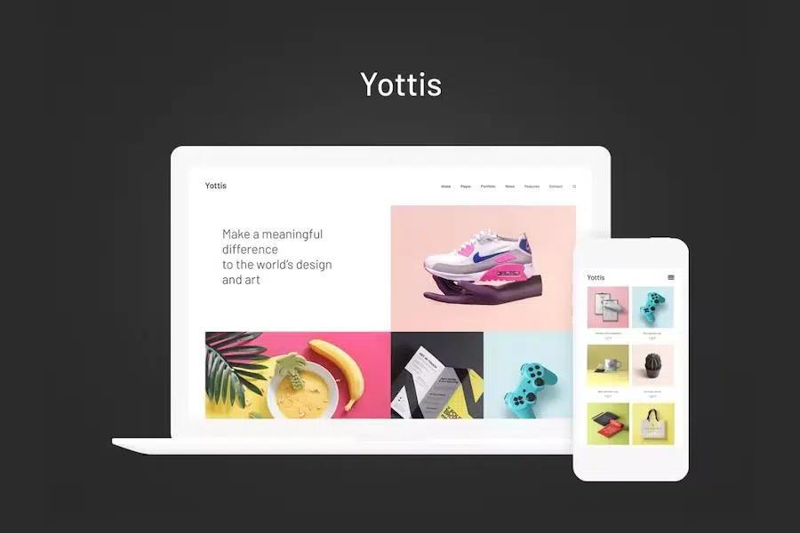 Yottis – Personal Creative Portfolio WordPress Theme + Store