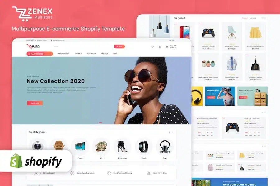 Zenex – Multipurpose E-commerce Shopify Template