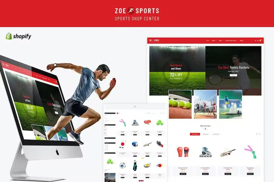 Zoe – Sports Store Shopify Theme