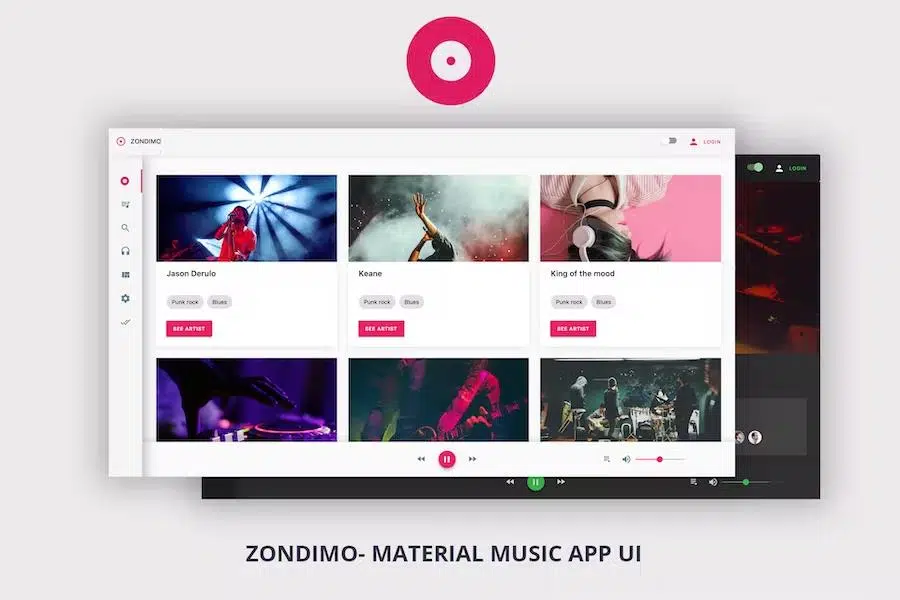 Zondimo – Angular Music app
