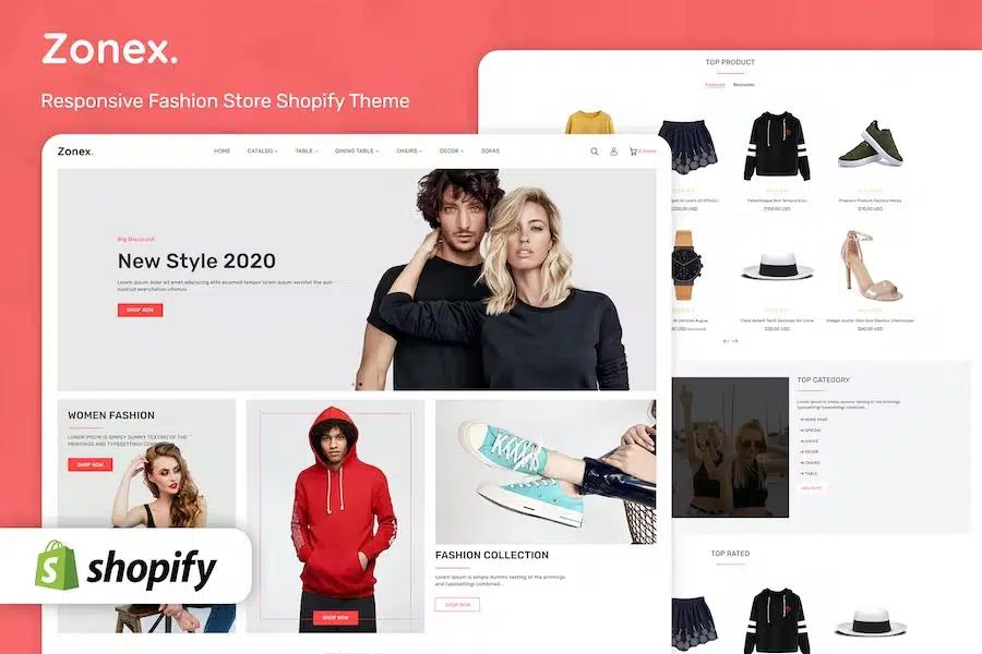 Zonex Multipurpose E-commerce Shopify Template