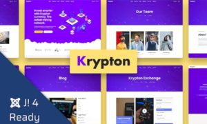 Krypton – Bitcoin Crypto Currency Joomla 4 Template