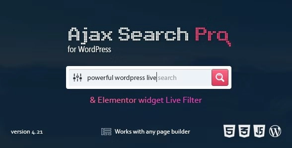 Ajax Search Pro For WordPress – Live Search Plugin